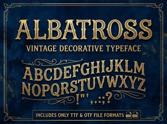 Albatross: The Vintage Typeface for Timeless Design
