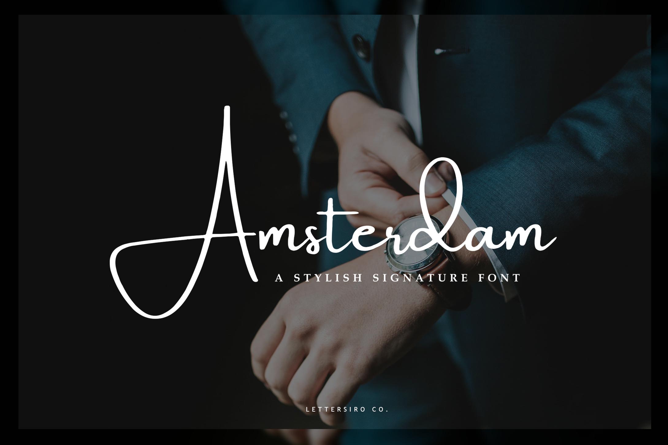 Amsterdam: A Stylish Font for Modern Photography & Branding