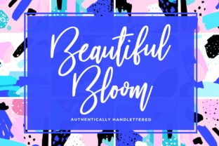 Beautiful Bloom: A Contemporary Script Font for Elegant Designs