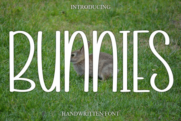 Bunnies: A Sweet and Cursive Handwritten Font for Joyful Designs