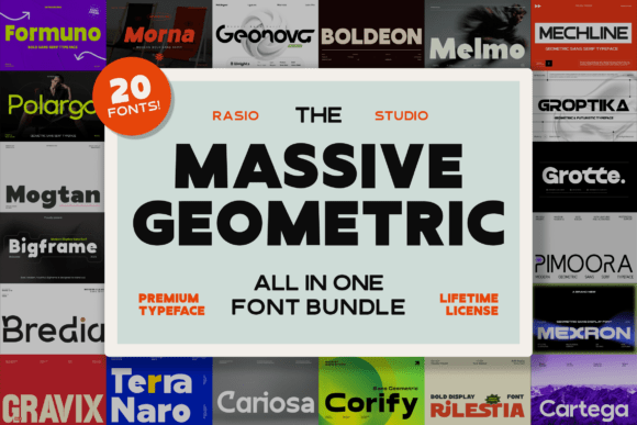 Create Clean, Modern Designs with the Massive Geometric Bundle