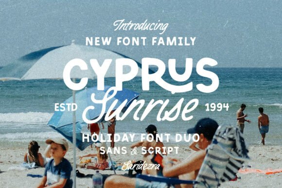Cyprus Sunrise Duo: A Font Pairing for Natural Branding