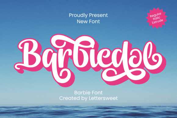 Discover Barbiedol: A Script Font with Creative Flair