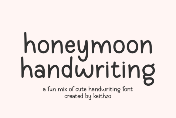 Discover the Playful Charm of Honeymoon Handwriting