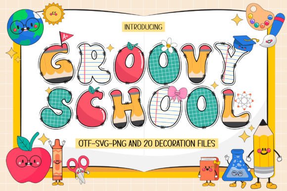 Groovy School: A Fun Font for Creative Projects