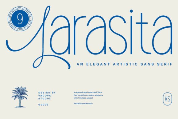 Larasita: Modern Elegance Meets Artistic Sans-Serif Design