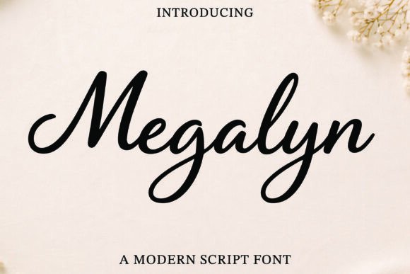 Megalyn: A Modern Script Font for Elegant Design
