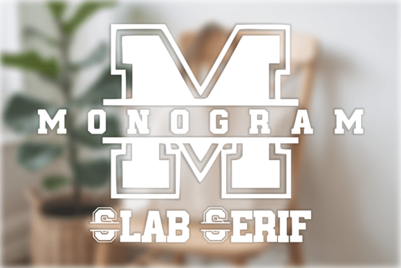 Monogram Slab Serif: Bold Style for Personalized Projects