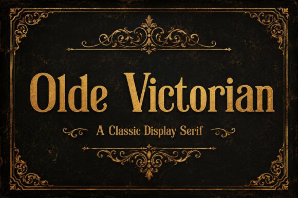 Olde Victorian: A Classic Display Serif