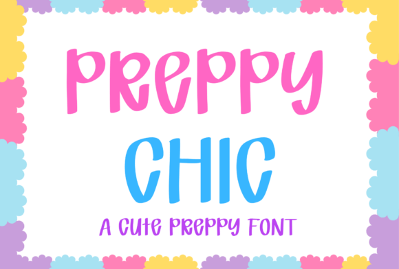 Preppy Chic: The Playful Font for Modern Designs
