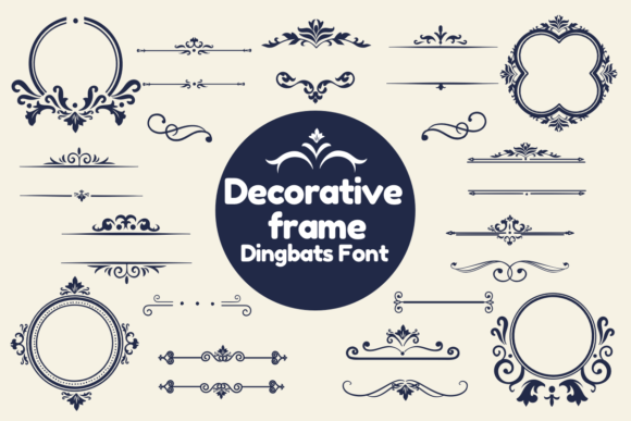 Transform Text with Decorative Frame: A Creative Typeface
