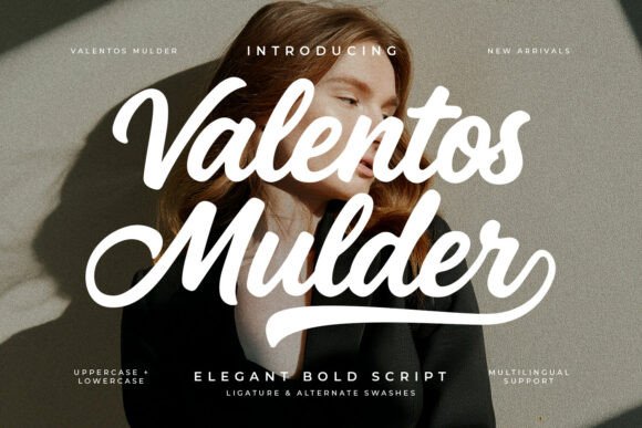 Valentos Mulder: Elegant Script for Luxury Branding